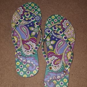 Vera Bradley flip flops